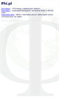 Mobile Screenshot of phi.pl