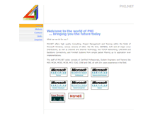 Tablet Screenshot of phi.net